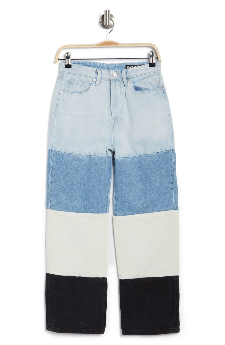 BLANKNYC Baxter Ribcage Colorblock Jeans, Alternate, color, 