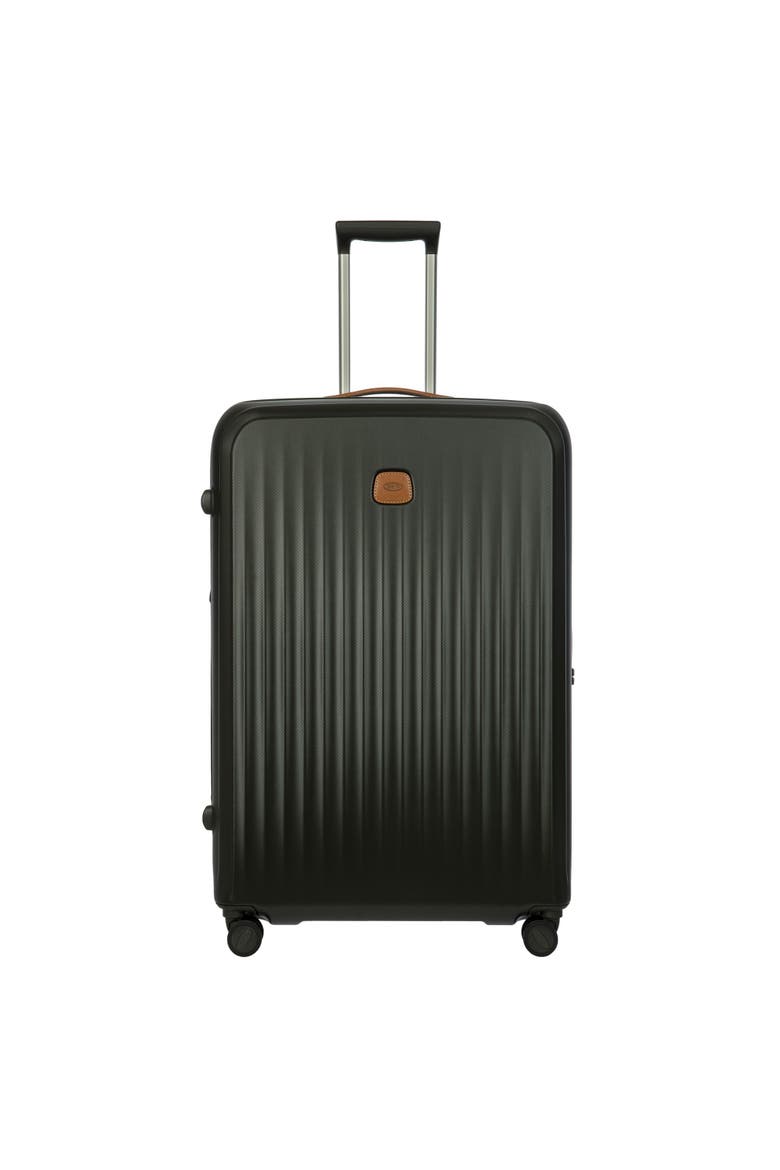 Taormina Hardside Expandable 32" X-Large Checked Spinner Luggage, Main, color, Olive