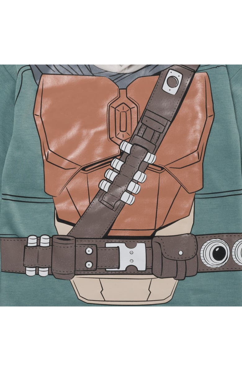 Star Wars Cosplay Fleece Hoodie and Joggers Set, Alternate, color, Mandalorian Grey