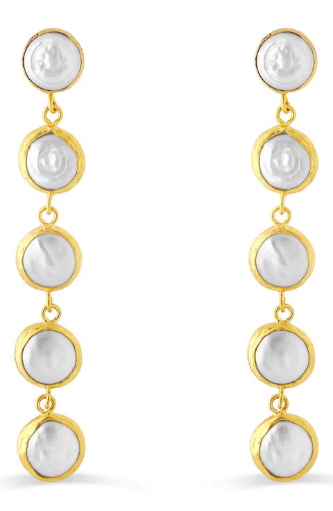 Stella Freshwater Pearl Drop Earrings
