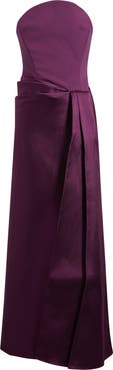 Solace London Seri Strapless A-Line Gown