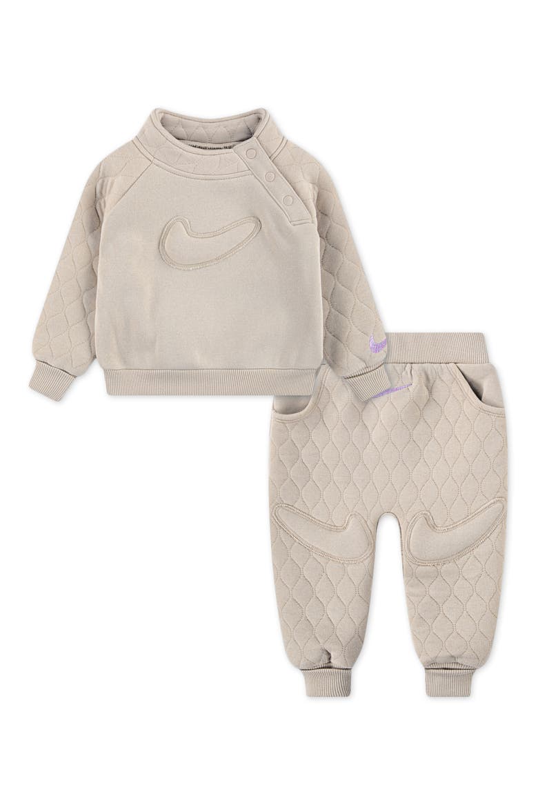 Kids' Sweatshirt & Joggers Set, Main, color, SANDDRIFT