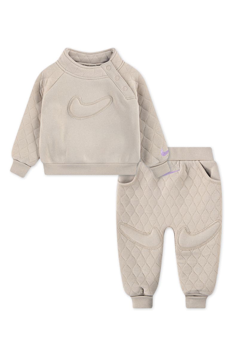 Nike Kids' Sweatshirt & Joggers Set, Main, color, Sanddrift