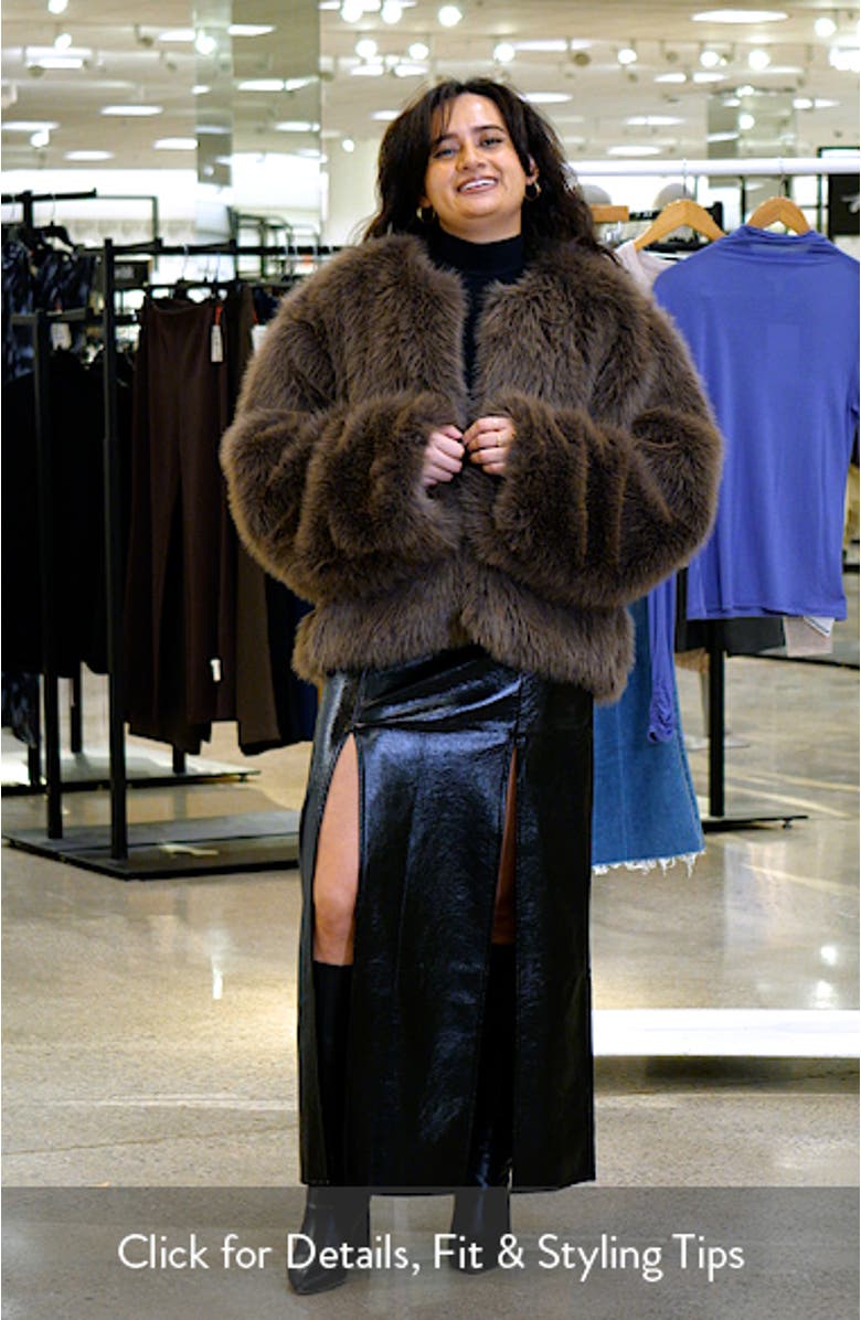 Esme Faux Fur Jacket, sales video thumbnail