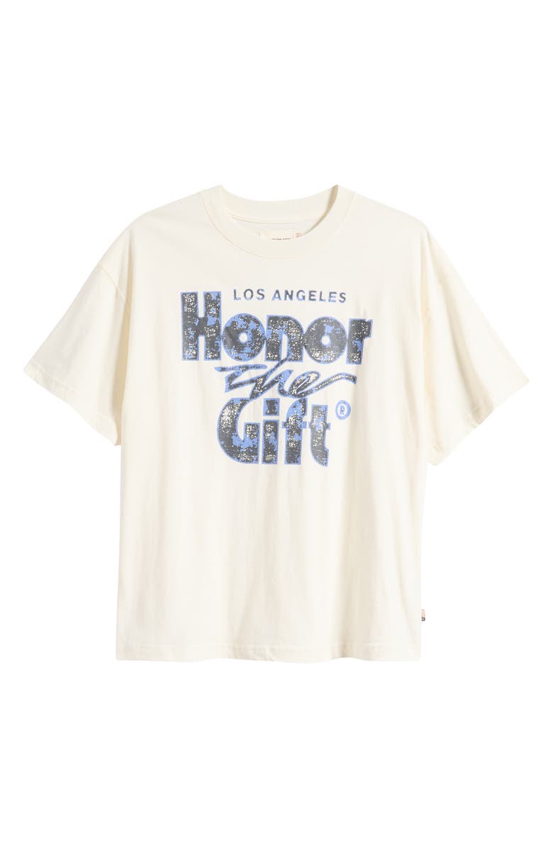 HONOR THE GIFT LA Cotton Graphic T-Shirt, Alternate, color, White