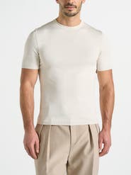 Manière De Voir Ellis Luxe Knitted T-Shirt
