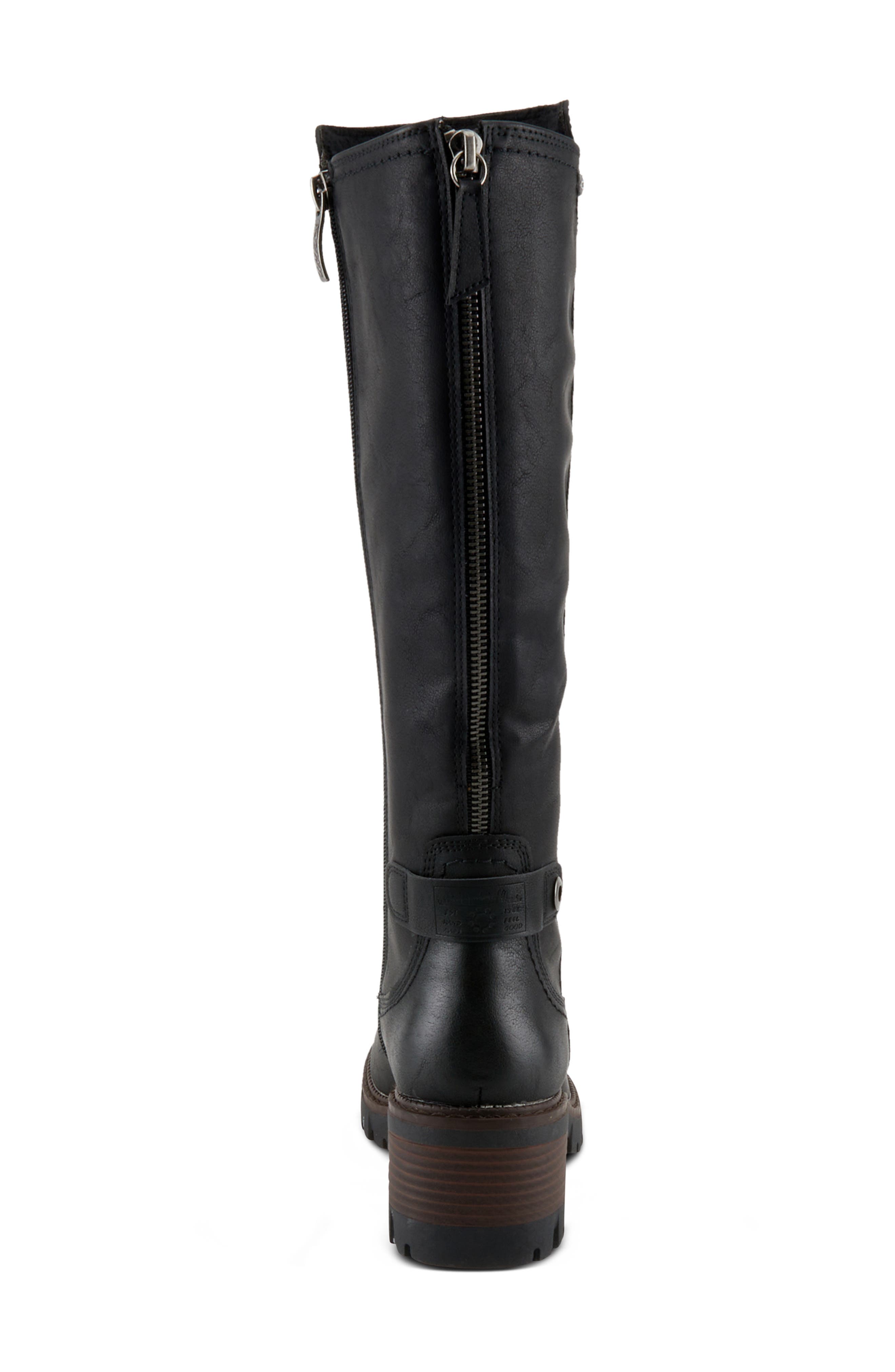 Spring Step Lexis Water Resistant Knee High Boot, Alternate, color, Black