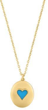 EFFY Gold Plated Sterling Silver Heart Pendant Necklace