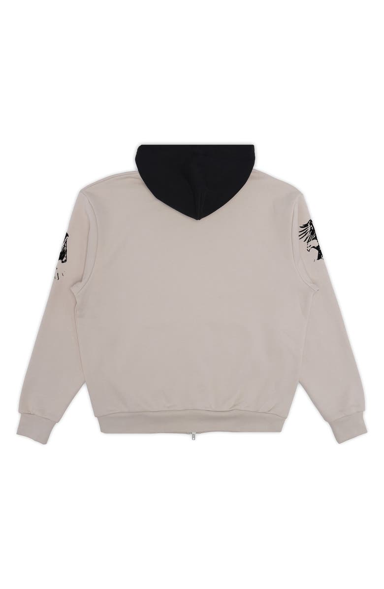 STUDENTS Sequence Graphic Zip Hoodie, Alternate, color, Cream