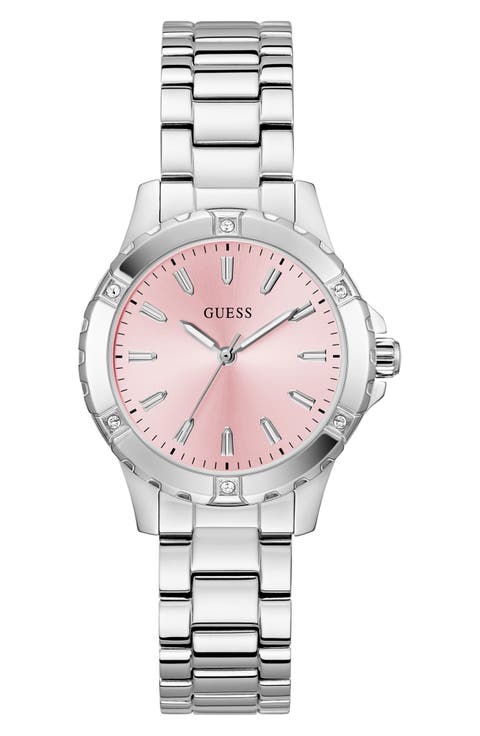 Crystal Bezel Bracelet Watch, 35mm