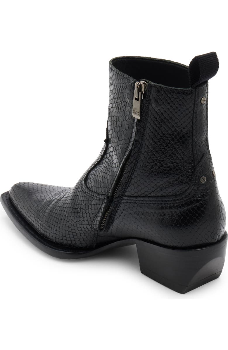 Golden Goose Debbie Snake Embossed Pointed Toe Bootie, Alternate, color,
