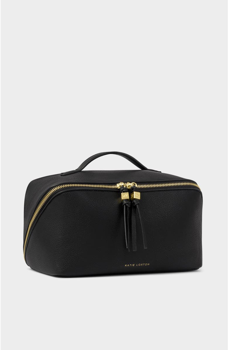 Katie Loxton Soho Large Make Up / Wash Bag, Alternate, color, Black