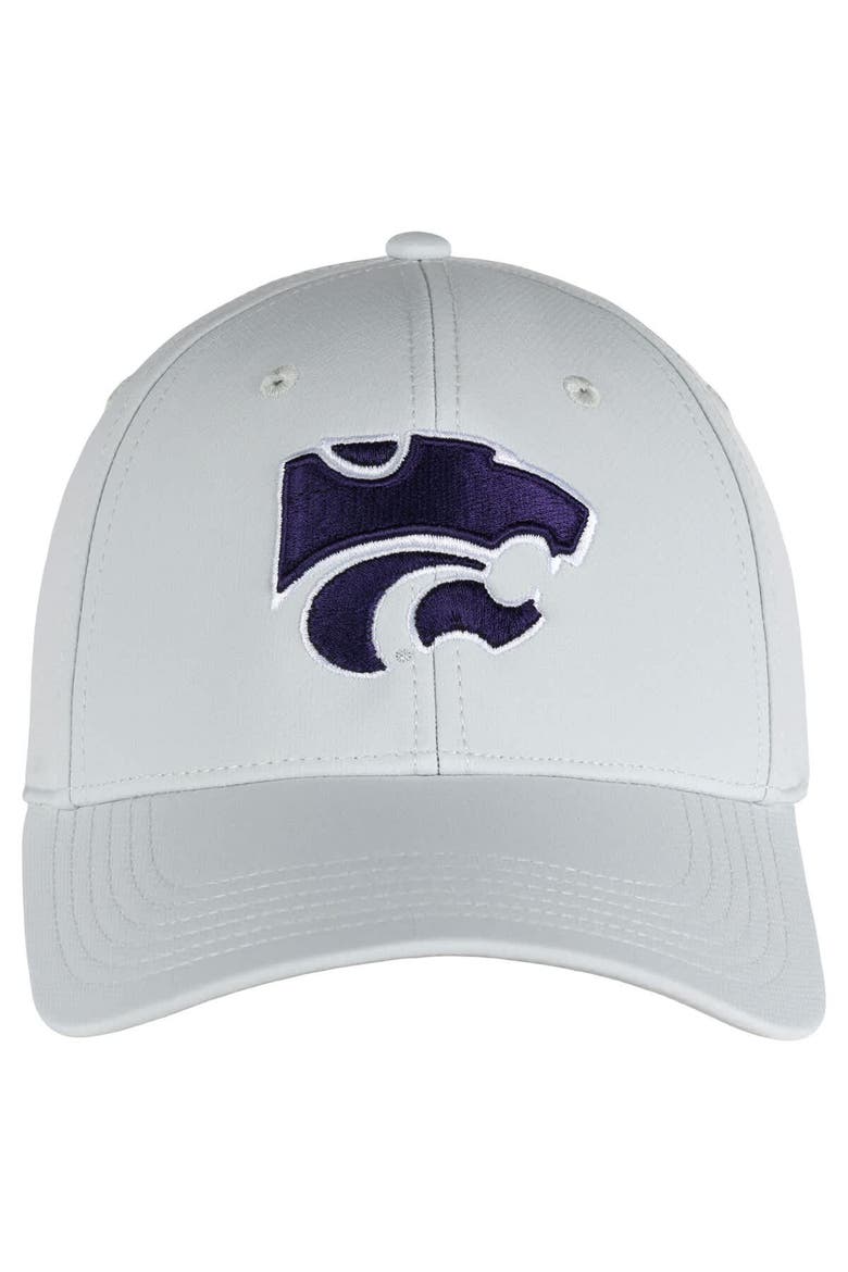 Men's Ahead  Stone Kansas State Wildcats Stratus AeroSphere Adjustable Hat, Alternate, color, Stone