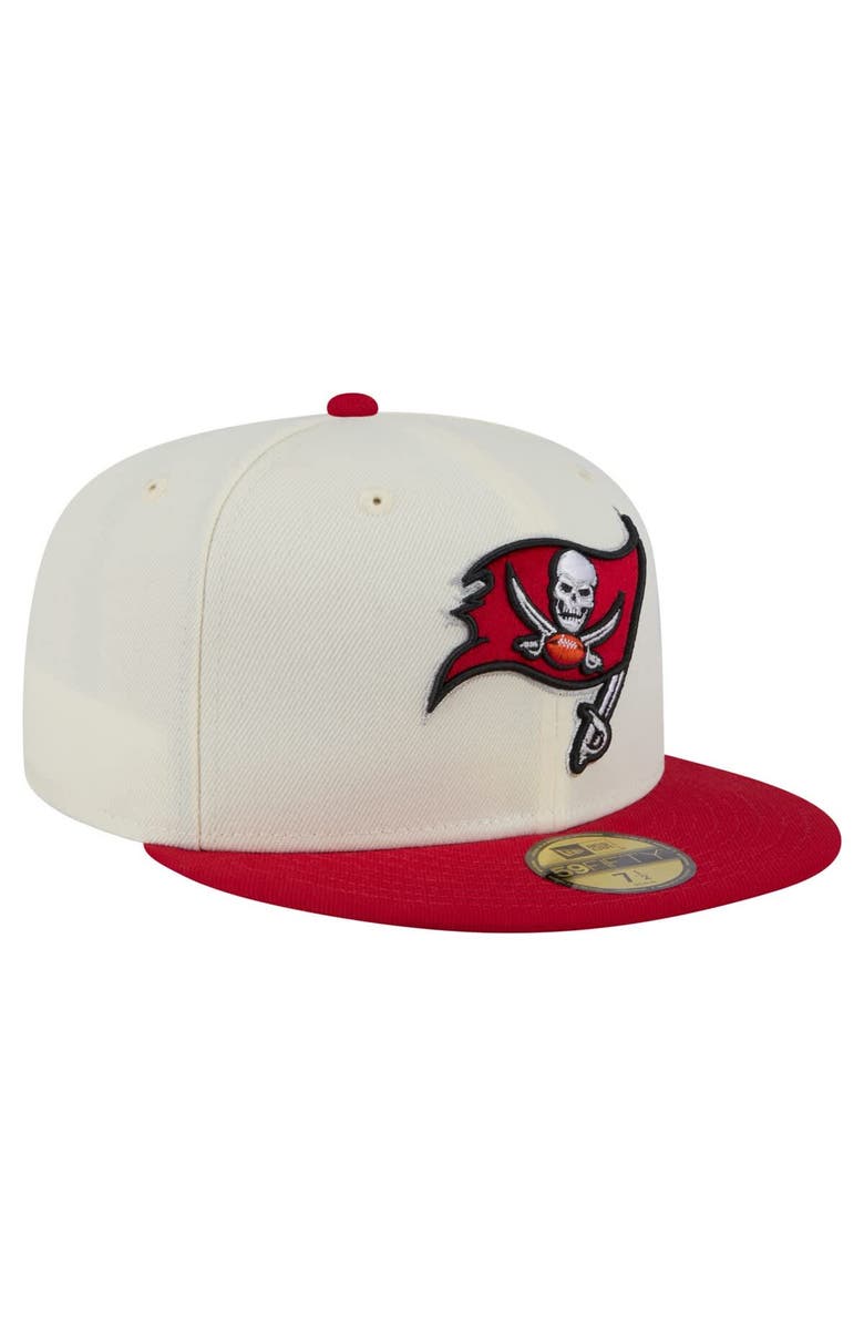 New Era Men's New Era  White/Red Tampa Bay Buccaneers  Main 59FIFTY Fitted Hat, Alternate, color, 