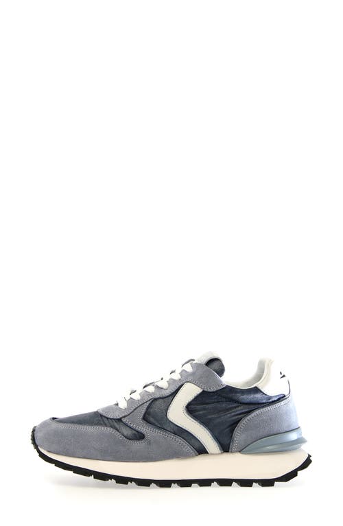 Voile Blanche Paris Race Sneaker In Cloud Grey Blue