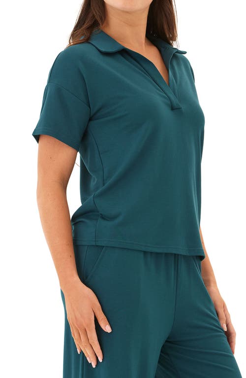 Threads 4 Thought Melanie French Terry Polo In Green