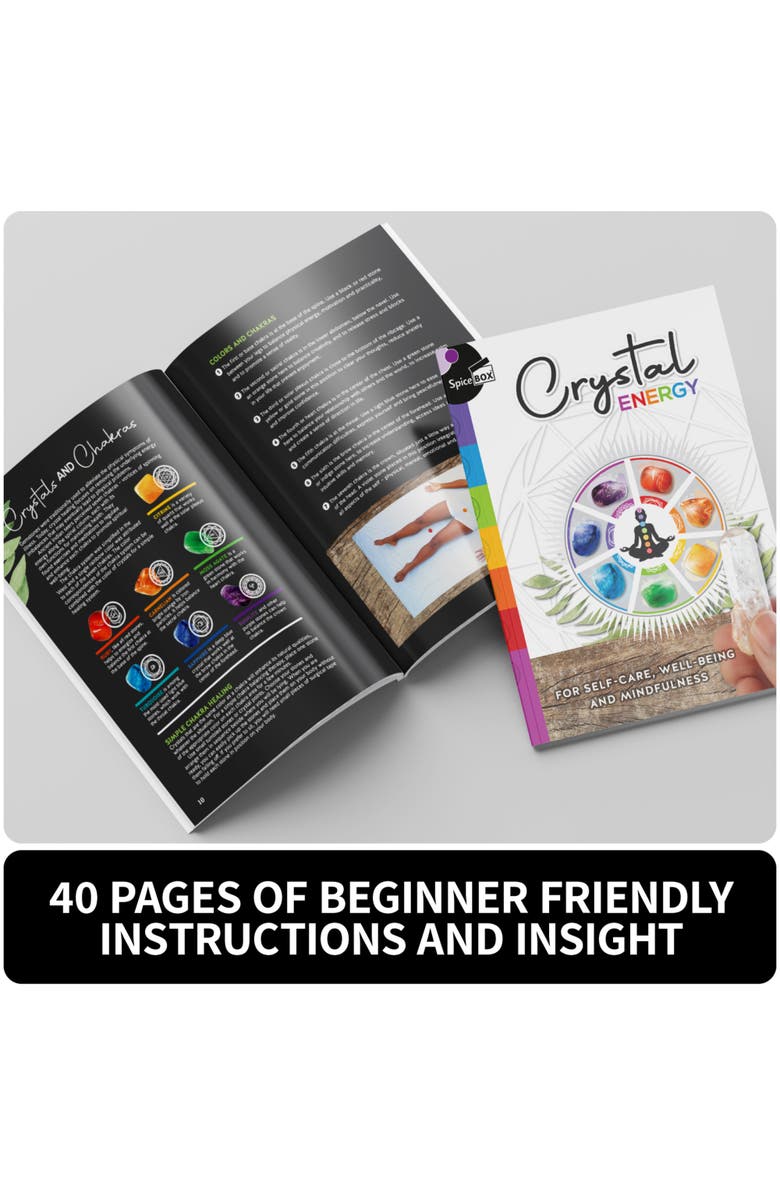 Gift Box Crystal Energy Kit Selfcare & Spiritual Balance, Alternate, color, Multicolored