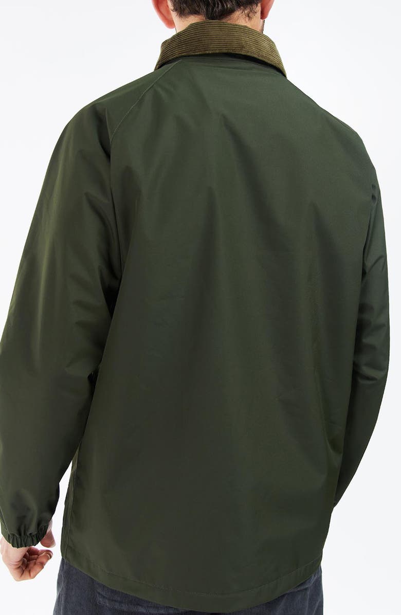 Barbour Domus Water Resistant Jacket, Alternate, color, Sage/Classic