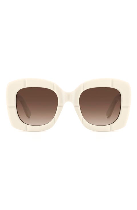 josey 50mm square sunglasses
