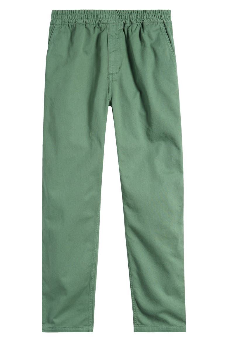 Flint Straight Leg Twill Pants, Alternate, color, DUCK GREEN GARMENT
