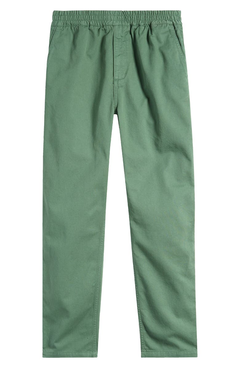 Carhartt Work In Progress Flint Straight Leg Twill Pants, Alternate, color, Duck Green Garment