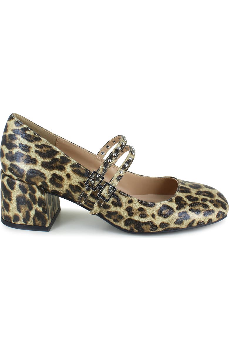 Reaction Kenneth Cole Leeann Mary Jane Pump, Alternate, color, Leopard Patent