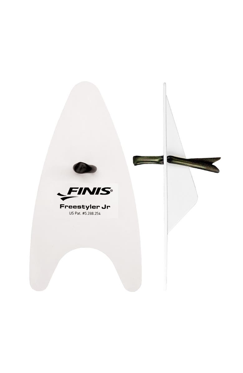 FINIS Freestyler Hand Paddles Freestyle Swim Training Aid Improves Stroke Technique, Main, color, White