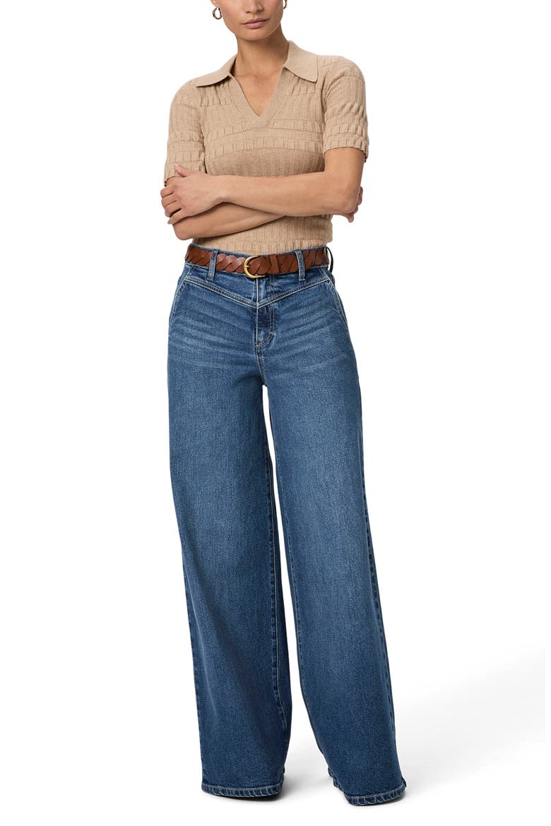 Cameron V-Yoke High Waist Super Wide Leg Jeans, Alternate, color, KATERINA