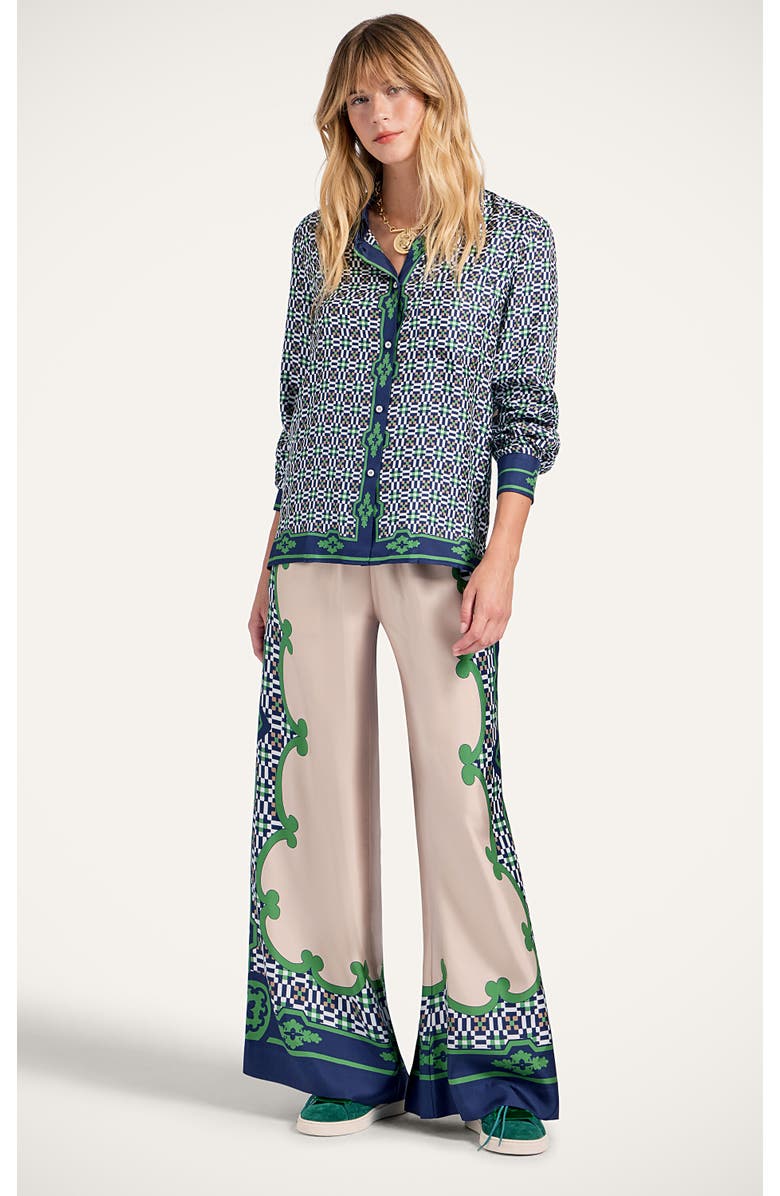 La DoubleJ Boy Shirt Placée, Main, color, Mariposa Placée Green