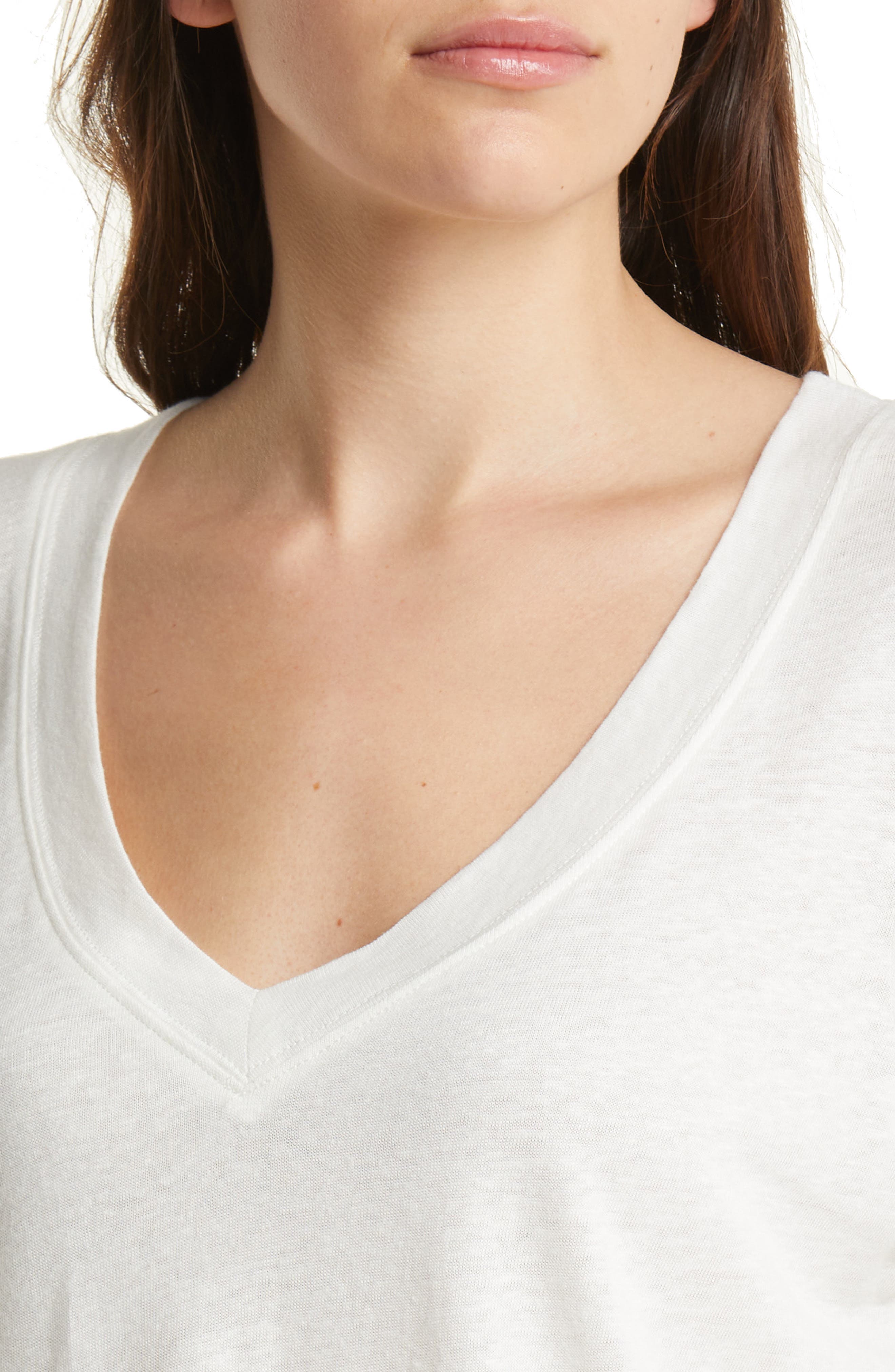 Splendid Women's Angelina Linen Blend T-Shirt (Women) | Nordstrom