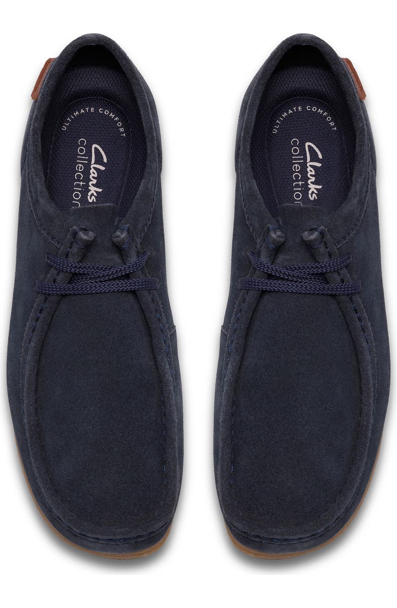 Clarks<sup>®</sup> Wallaston Low Chukka Boot, Alternate, color, Navy