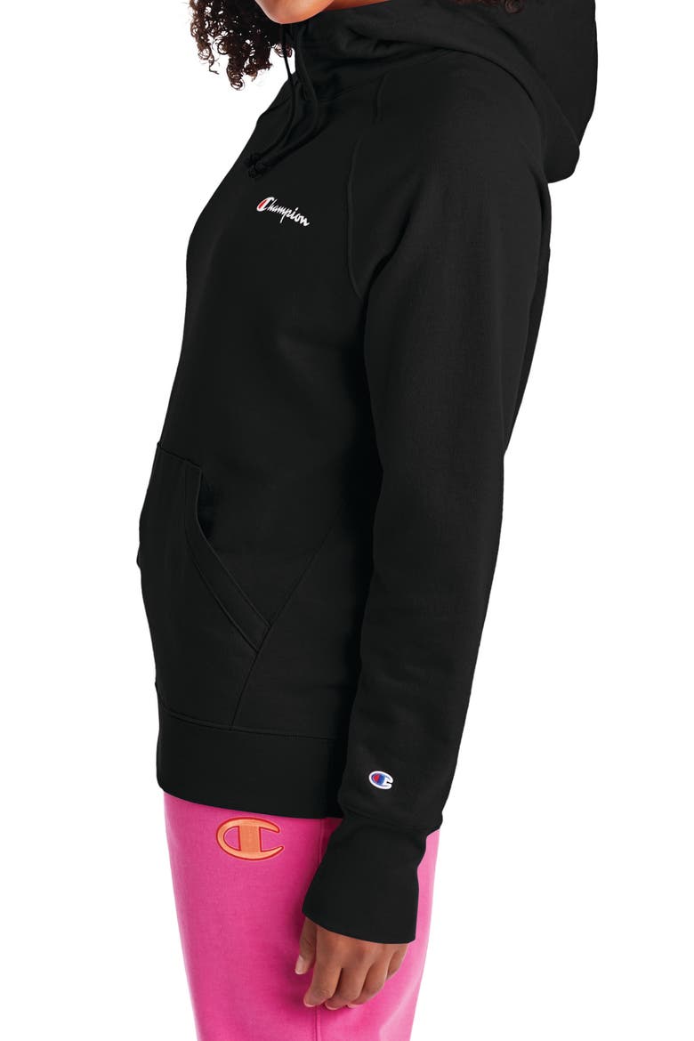 Powerblend Hoodie, Alternate, color, BLACK