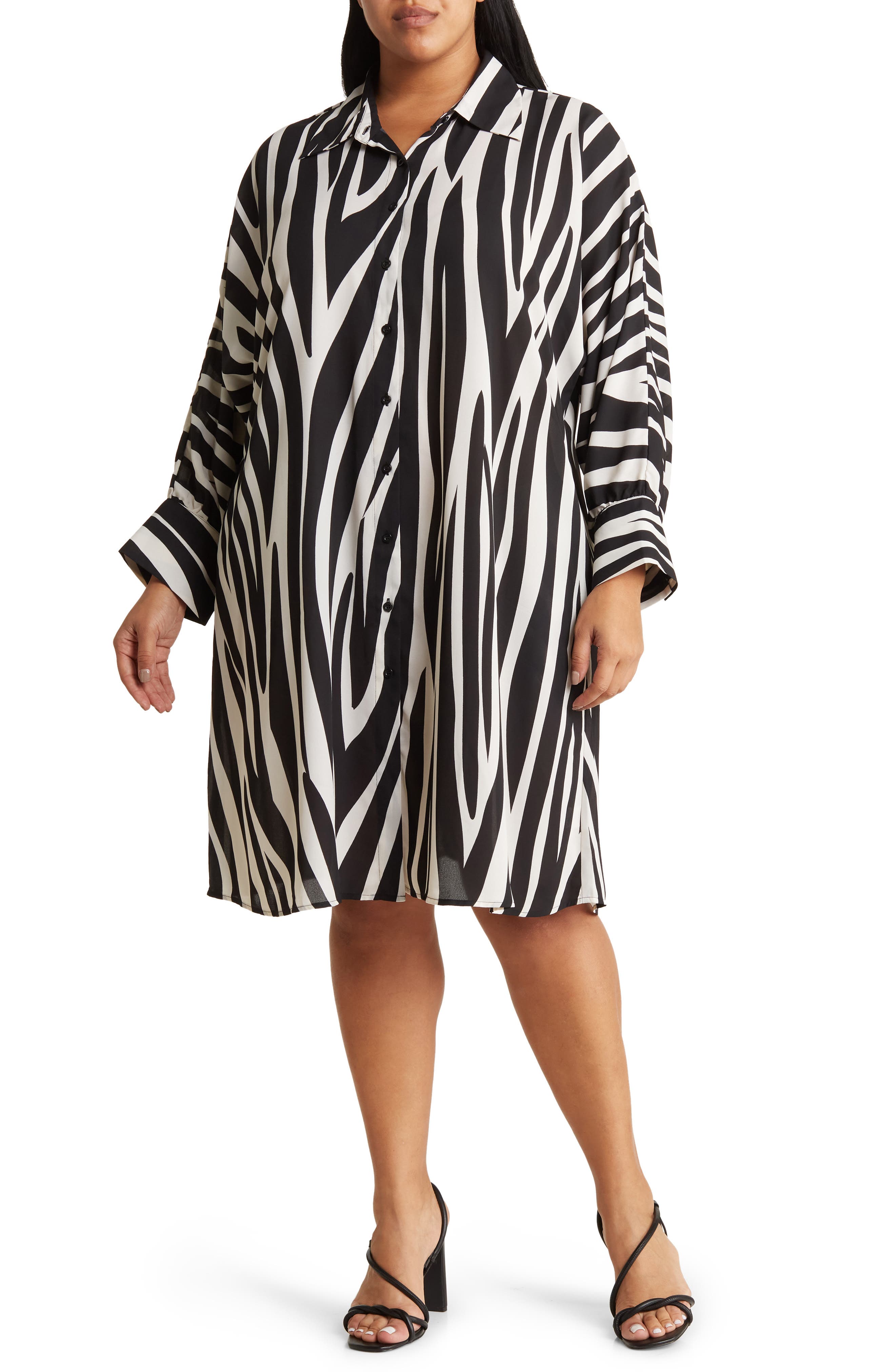 BY DESIGN Brooklyn III Long Sleeve Shirtdress