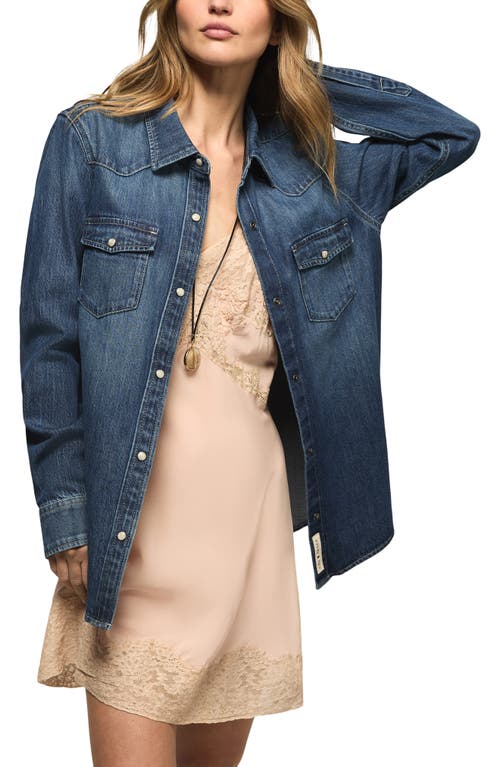 Lucky Brand Western Denim Shirt