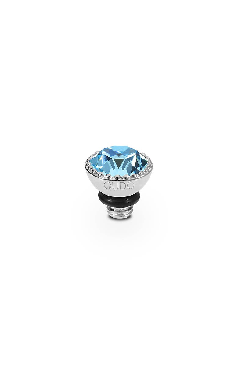 QUDO Ghiare Top 0.20" - Silver, Main, color, Aquamarine
