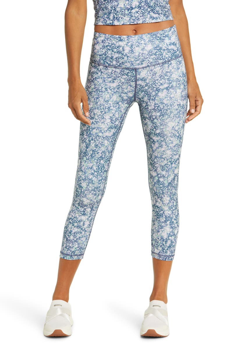 Zella High Waist Studio Lite Crop Leggings, Main, color,