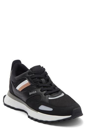 Hugo Boss Black Running-style Hybrid Sneakers In Black