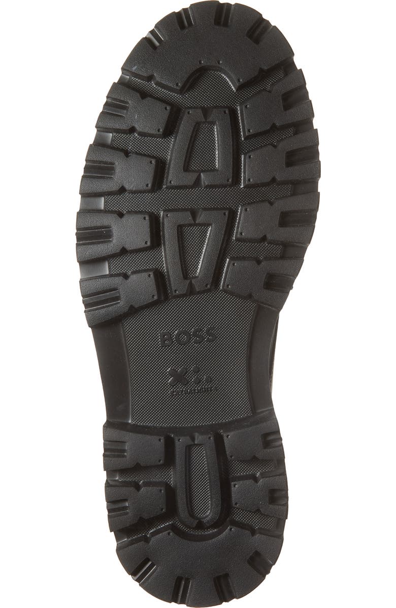 BOSS Plain Toe Lug Sole Boot, Alternate, color, Black