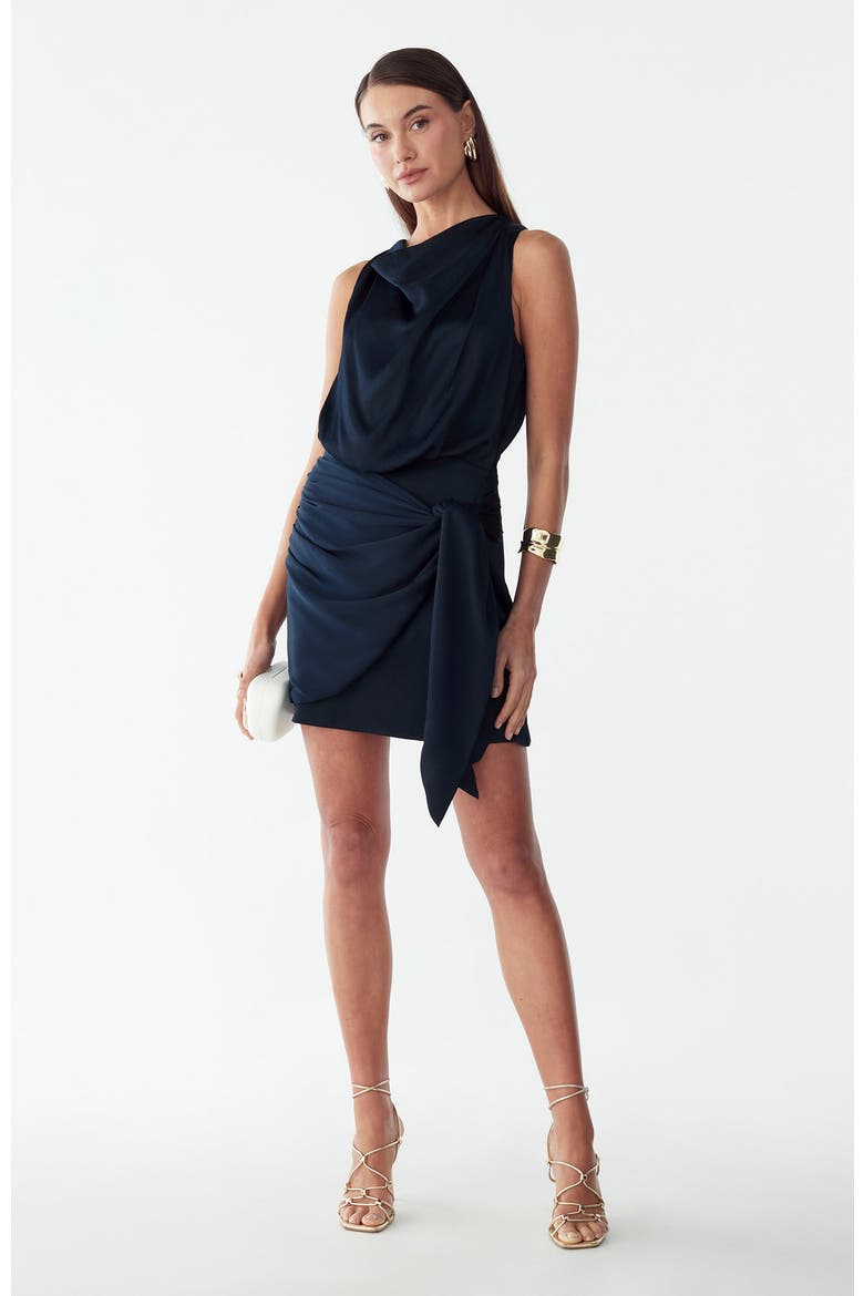 Willow Mini Dress, Alternate, color, Navy Blue