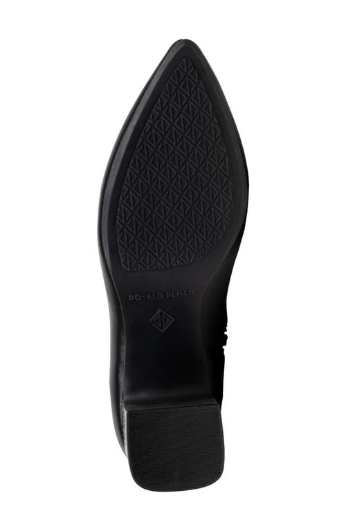Donald Pliner Tomos Block Heel Bootie In Black