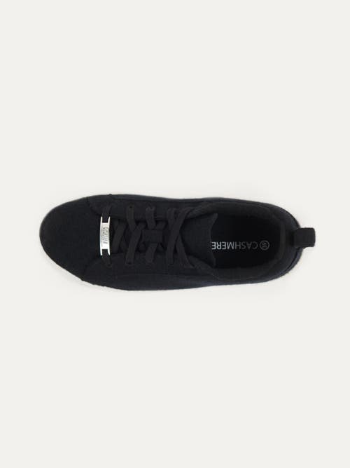 Gobi Mongolian Cashmere Cashmere Low Ankle Sneakers In Black
