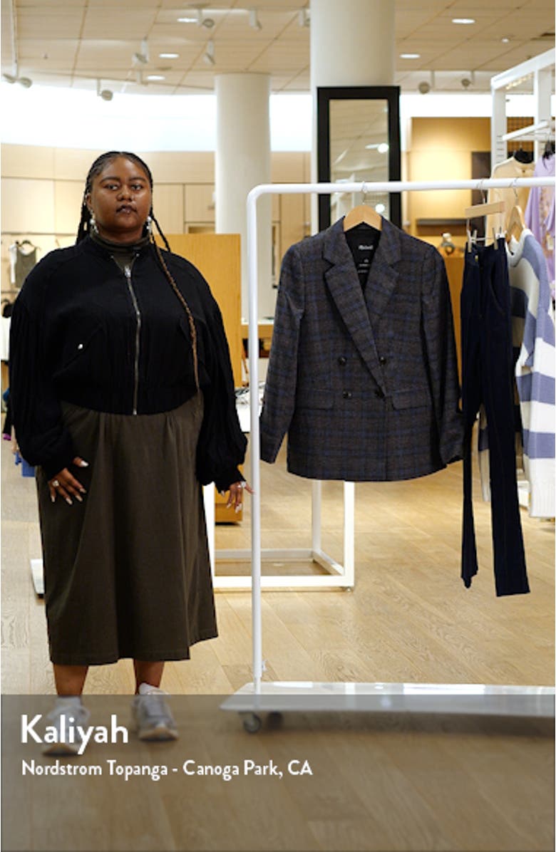 The Rosedale Plaid Blazer, sales video thumbnail