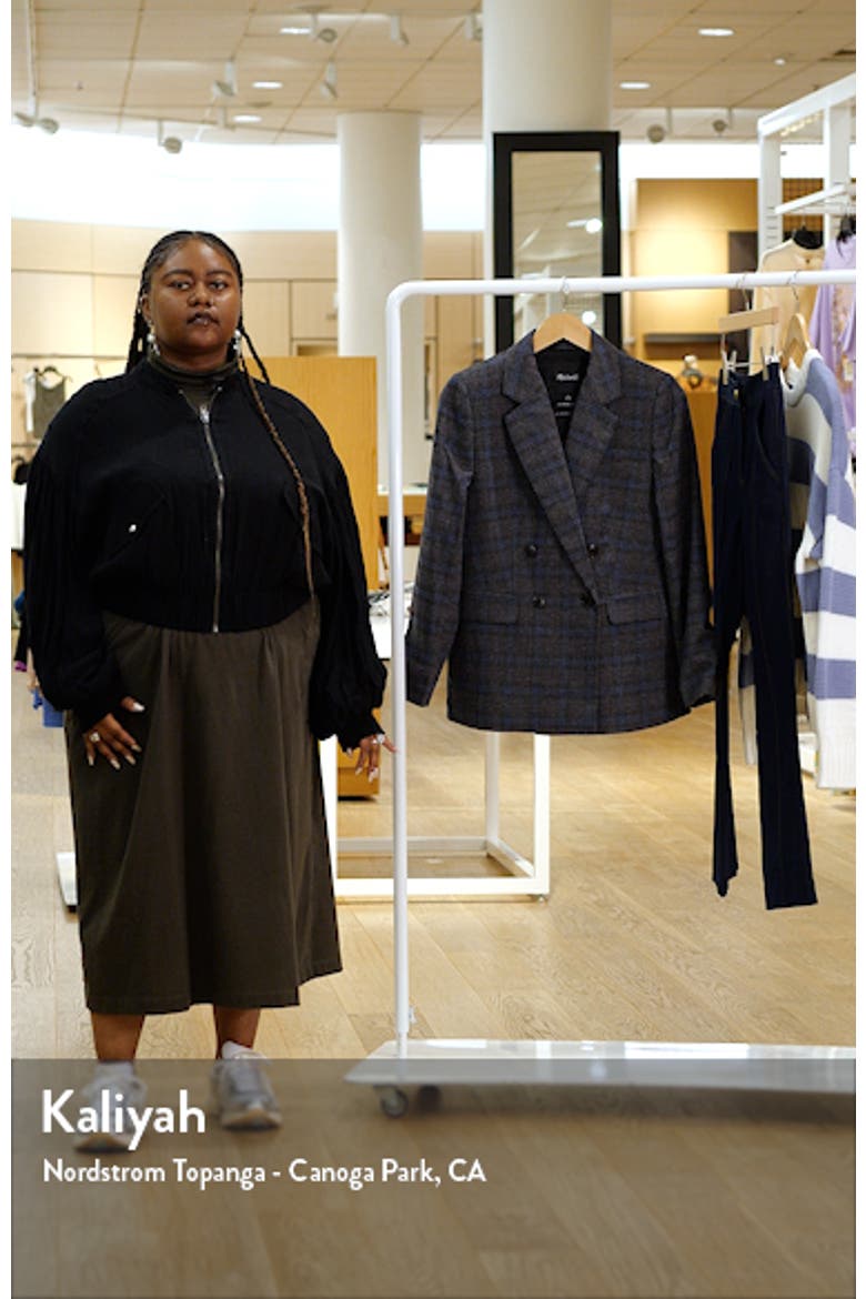 The Rosedale Plaid Blazer video