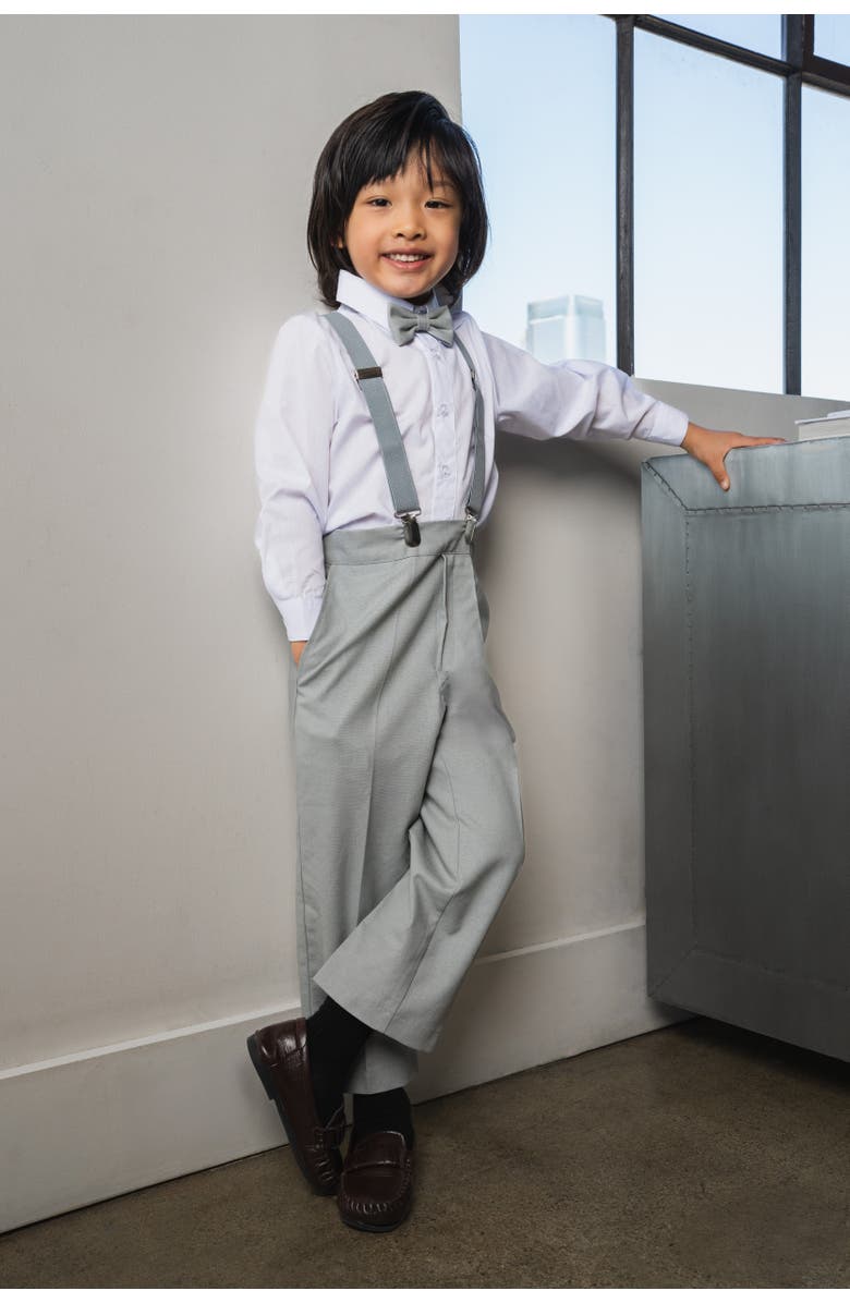 Peanut Butter Collection Kids' Barn Safari Wedding 4-Piece Linen Set, Alternate, color, Heather