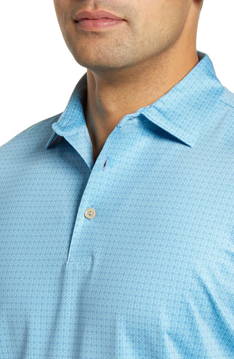 Peter Millar Spanish Tile Stretch Jersey Polo, Alternate, color,