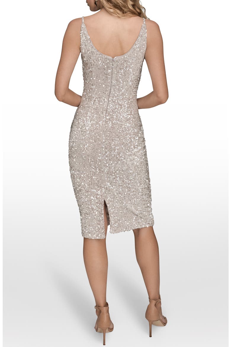 Sequin Cocktail Sheath Dress, Alternate, color, VAPOR (VPR)