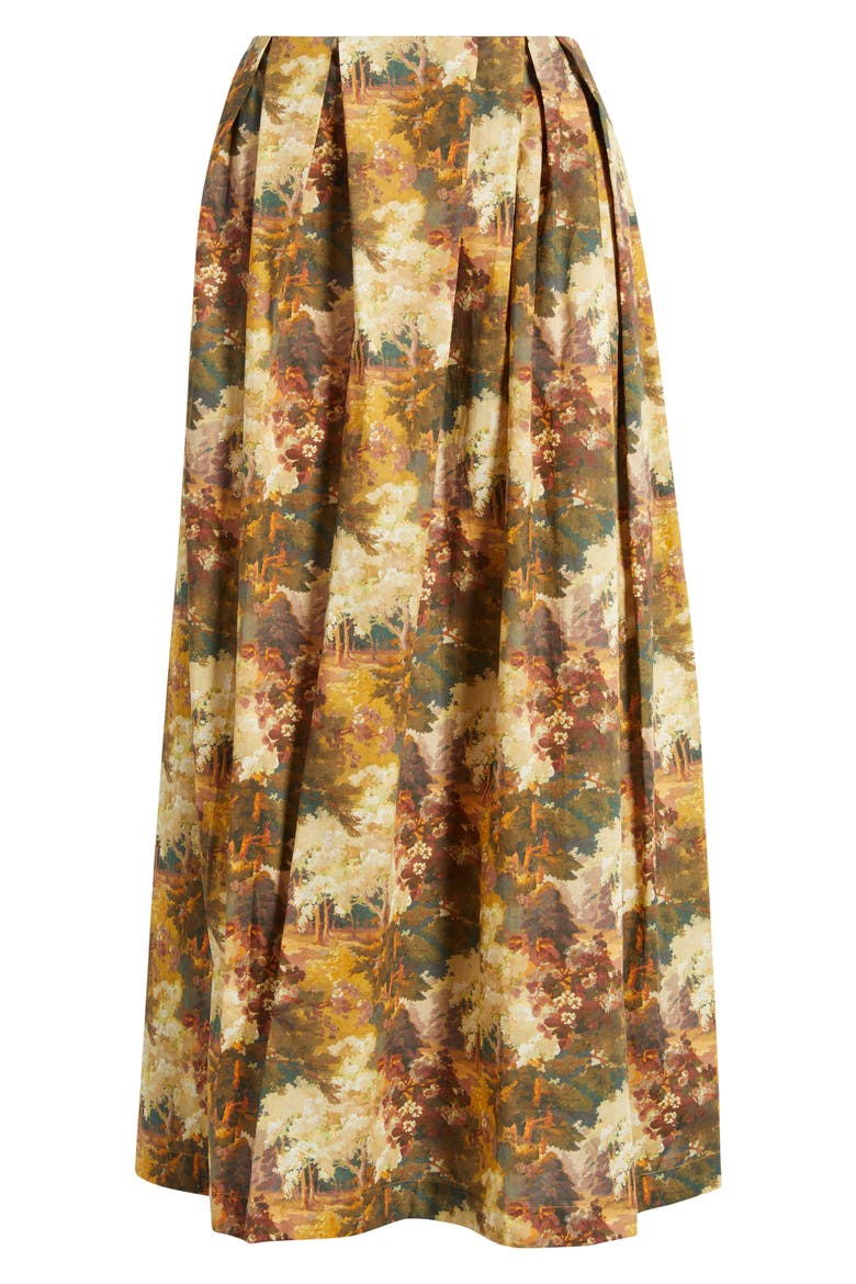 Ridley Autumn Arboretum Liberty of London Print Skirt, Alternate, color, AUTUMN ARBORETUM LIBERTY PRINT