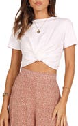Petal & Pup Brinnie Twist Front Cotton Crop T-Shirt