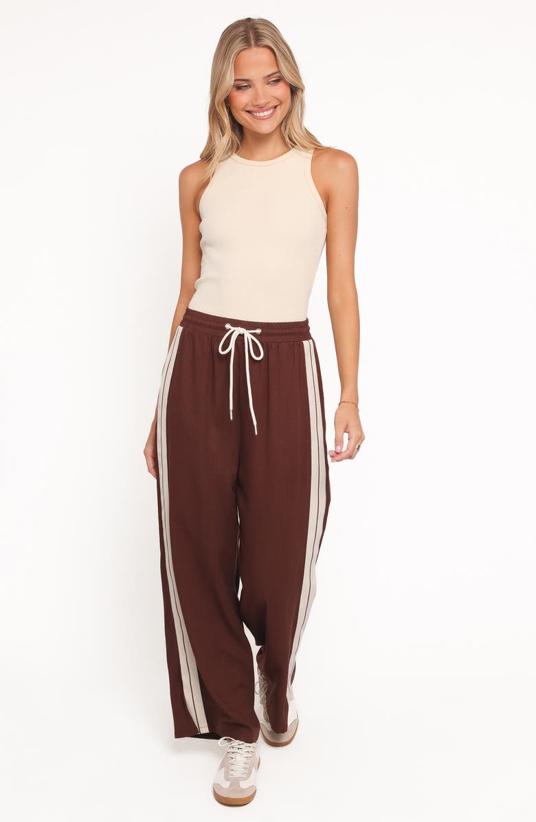 Petal 
Pup Hvar Track Pants, Alternate, color, Brown