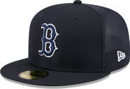 New Era Youth New Era Navy Boston Red Sox Batting Practice 59FIFTY Fitted Hat